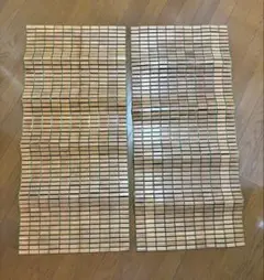 京都西川 涼竹マット 2枚セット 緑茶カテキン＆くま笹加工 涼感 ひんやり 竹製