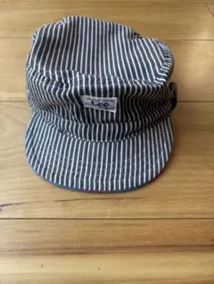Lee ストライプ×ブルー柄　リバーシブル　キャップ(ベビー)