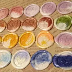 ハンドメイド シーリングスタンプシール 20枚 handmadewithlove