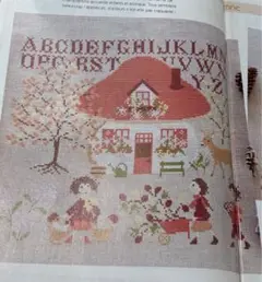 POINT de CROIX MAGAZINE 秋の刺繍図案集　きのこ