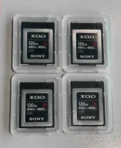 SONY XQDカード 120GB（QD-G120F）4枚セット