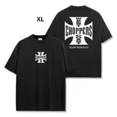 ウエストコーストチョッパーズ ハーレー バイカー 半袖 Tシャツ ブラック XL