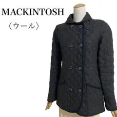 マッキントッシュ◎ウールツイード キルティング ダブルボタン 中綿コート