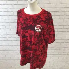 8.12 h683 WXYZ 半袖Tシャツ 総柄 L
