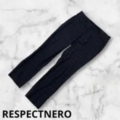 『RESPECTNERO』レディース　スラックス　グレー　チェック