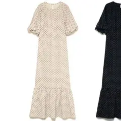 セール！新品 フォーシー バルーン ロングワンピース 半袖 バルーン袖