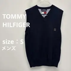 【美品】TOMMY HILFIGER トミーヒルフィガー ニット ベスト S