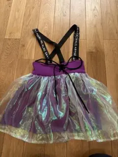 紫色のチュチュスカート　ダンス