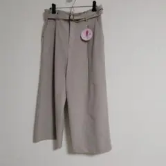 新品 ワイドパンツ LL　美シルエット