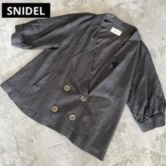SNIDEL スナイデル レーヨン ジャケット ブラック