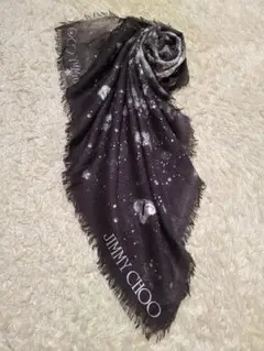 JIMMY CHOO ジミーチュウ ストール 星座 星 銀河 星空 ロゴ