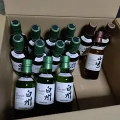 山崎 白州 ミニボトル 計14本セット サントリーシングルモルトウイスキー