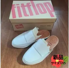 【新品】フィットフロップ　SERENE　本革ローファーサボ　ミュール/スリッポン