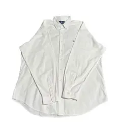美品　Ralph Lauren ホワイト　長袖　シャツ　オーバーサイズ　白