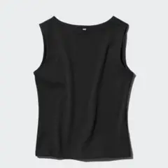 ユニクロ　UNIQLO ボートネックノースリーブT