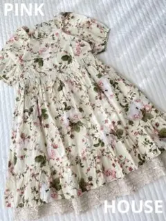 ピンクハウス チュニック バラ ローズ 薔薇 ワンピース