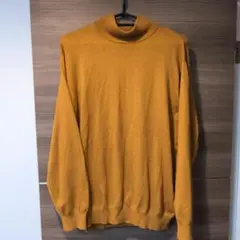 【美品】SIMPLICITÉ plus マスタード タートルネックニット