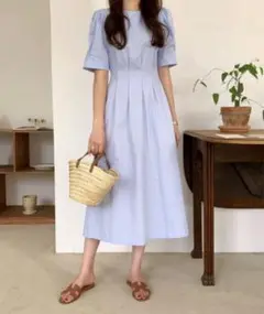 ★即購入OK★新品未使用 バブルハーフスリーブワンピース