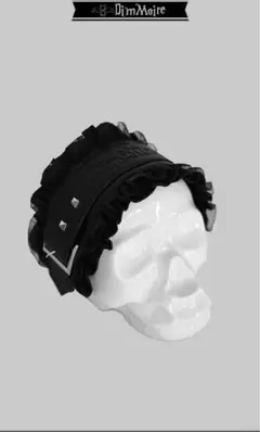 DimMoire ディムモアール 特大リボンカチューシャ BLACK DimMoire 特大リボンカチューシャ Black &White - メルカリ