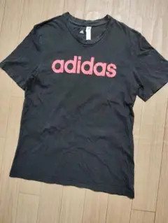 adidas 黒 Tシャツ M