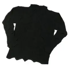 ISSEY MIYAKE イッセイミヤケ ジグザグ プリーツハイネックカットソー