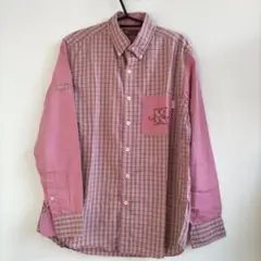 【超美品】カールヘルム◆ピンクハウス◆チェック長袖シャツ