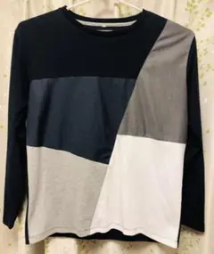ikka 長袖　ロングTシャツ　カットソー　X Lサイズ　オールシーズン
