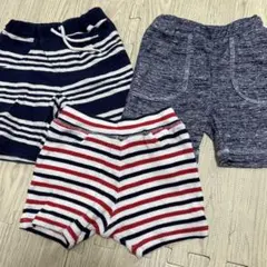 ストライプ ハーフパンツ 3点セット