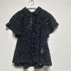 未使用　レキサミ　レース　ブラウス　カットソー レキサミ⭐️REKISAMI⭐️レースカットソー⭐️ブラウス新品未使用