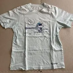PEANUTS UT スヌーピー水色 Tシャツ M