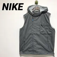 NIKE★ベスト★ナイロンジャケット★フード★パーカー★XL★グレー★