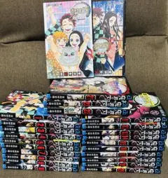 鬼滅の刃　1巻〜23巻　全巻セット➕公式ファンブック２冊