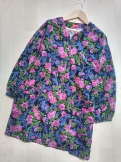 希少 KENZO paris ケンゾー 花総柄 ブラウス 長袖
