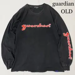 OLD guardian 袖プリント ロングスリーブTシャツ 黒 ストリート