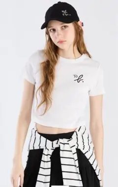 ニュークロップドコンパクトTシャツ　タグ付き