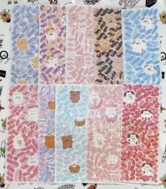 海外シール　アニマル　デコシール　ほぼ日記　クマ　テディーベア　いぬ