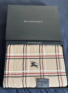 BURBERRY タオルケット 140cm x 190cm