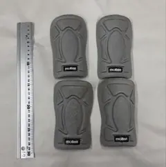molten サッカー用シンガード2セット グレー