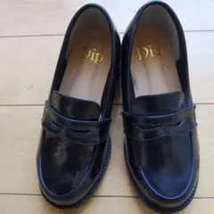 Dip 黒 フォーマルシューズ19センチ