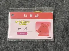 【未開封】非売品　たべっこどうぶつLAND かば 社員証