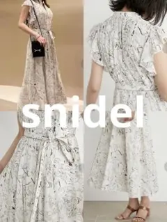 【最終値下げ】snidel ロングワンピース 花柄