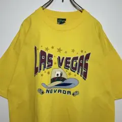 NHS Tシャツ LAS VEGAS サイズXL デカロゴ　ヴィンテージ 古着