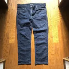 UNIQLO ダークブルー スリムフィット デニム