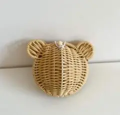 くまさんカゴバッグ