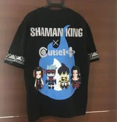 シャーマンキング SHAMAN KING アニメ　Tシャツ　メンズ　ブラック