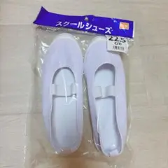 【新品未使用】上靴 白22.5cm