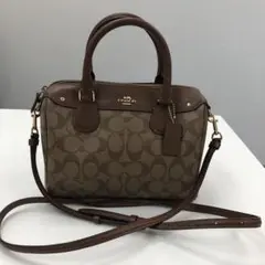 Coach ショルダーバッグ ブラウン 中型