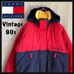 【希少】90s トミー ヒルフィガー ダウンジャケットフラッグタグ ヴィンテージ