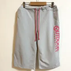 美品✨アウトドアプロダクツ　メッシュクロップドパンツ ハーフパンツ　グレーピンク