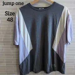 【jump one】ジャンプワン Tシャツ 48 チャコールグレー
